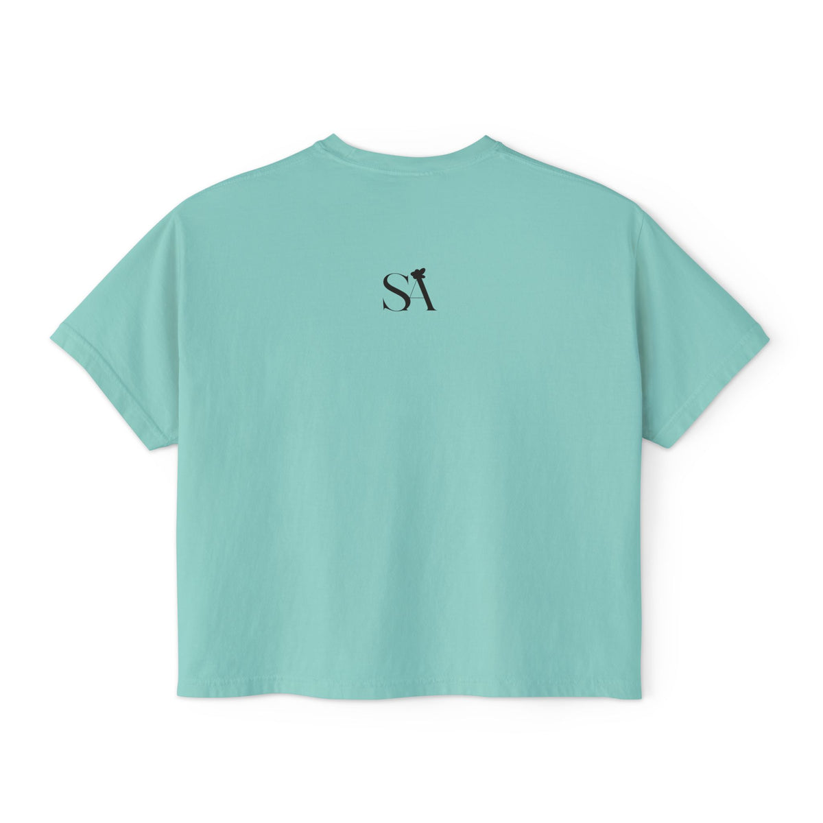Second Gen Women's Boxy Tee — Minimal Retro Logo Crop Top