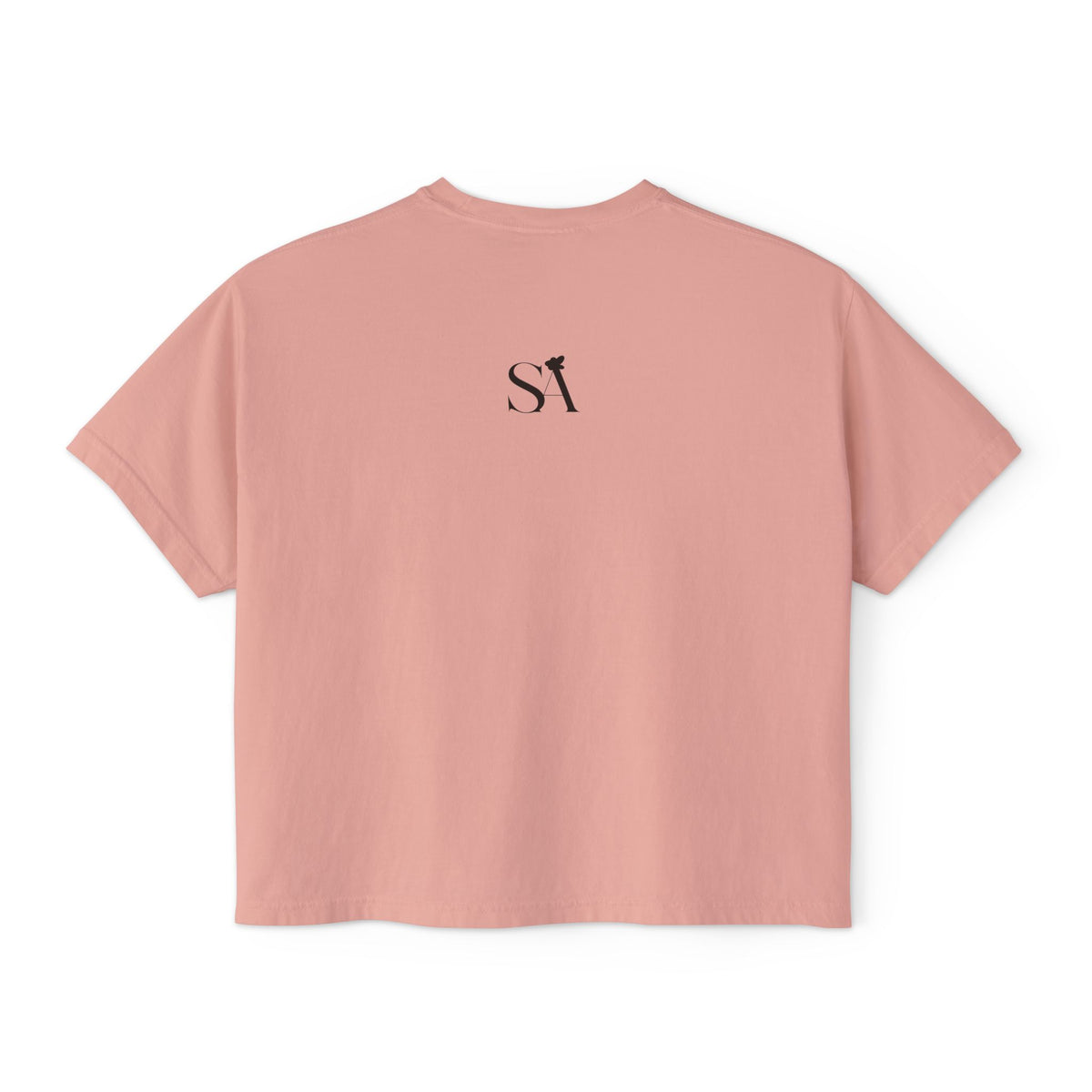 Second Gen Women's Boxy Tee — Minimal Retro Logo Crop Top