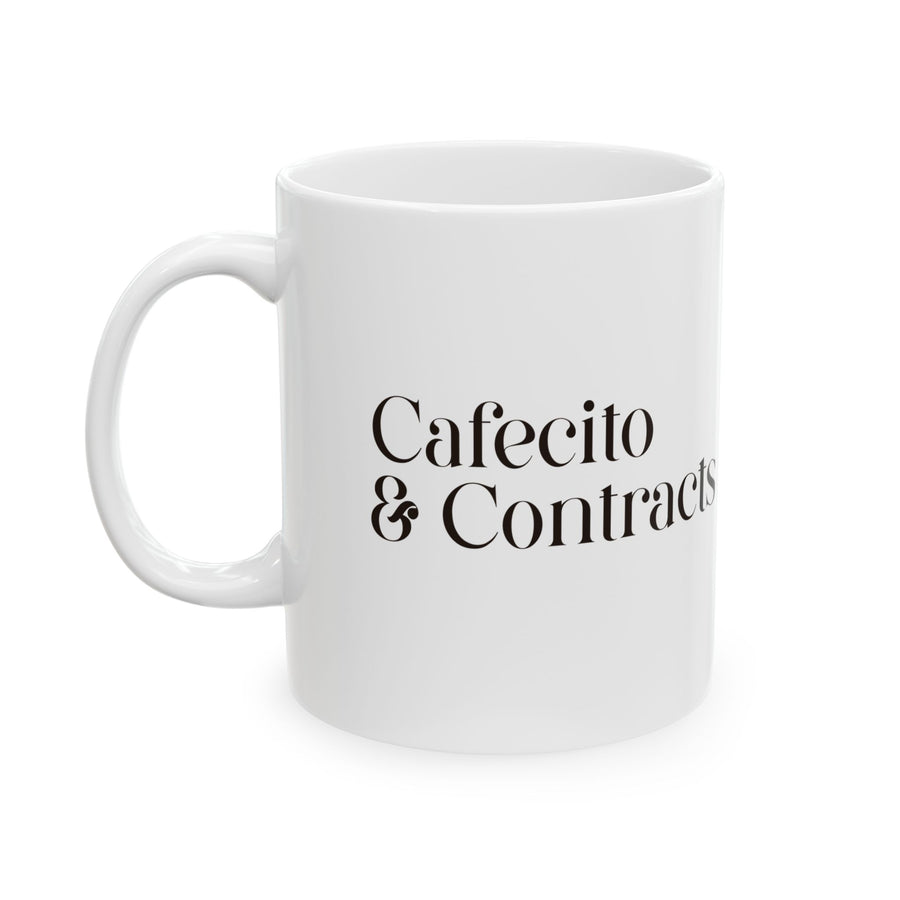 Cafecito & Contracts — Ceramic Mug
