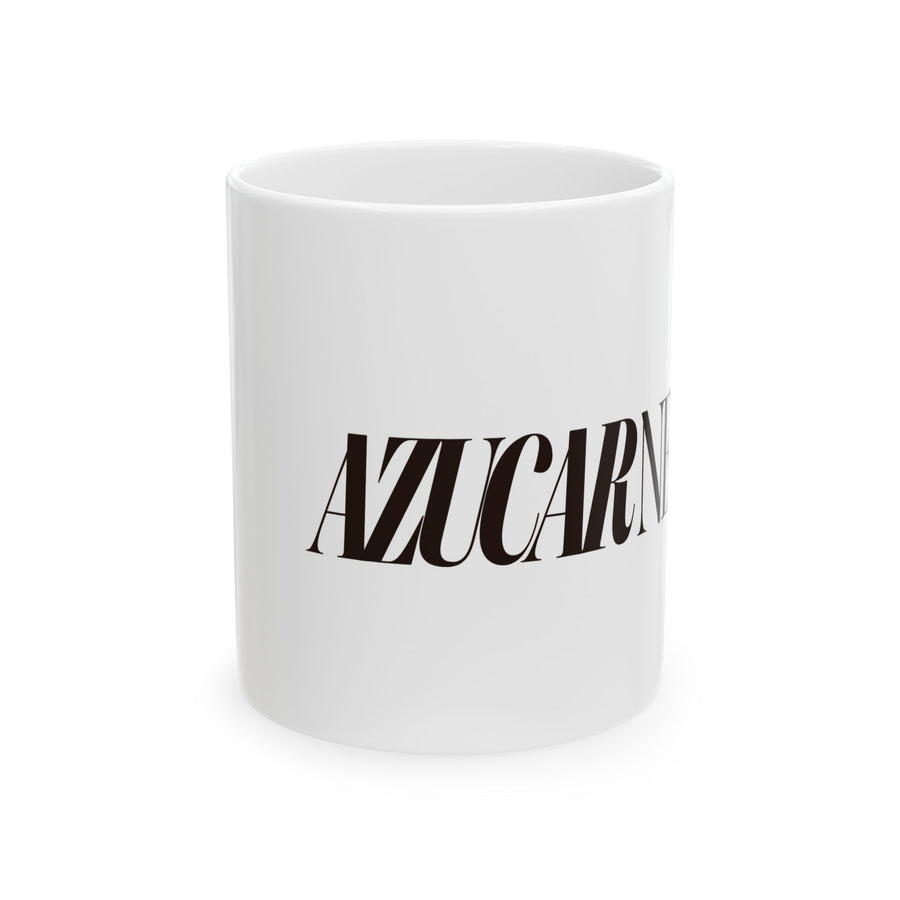 Azucar Negra Ceramic Mug — Stylish Spanish Text Coffee Cup (11oz, 15oz)